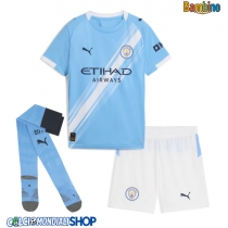 Maglie da calcio Manchester City Rayan Cherki #10 Prima Maglia Bambino 2025-26 Manica Corta (+ Pantaloni corti)